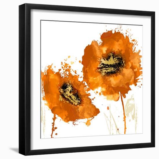 Flower Burst in Pink I-Vanessa Austin-Framed Art Print