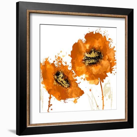 Flower Burst in Pink I-Vanessa Austin-Framed Art Print