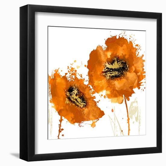 Flower Burst in Pink I-Vanessa Austin-Framed Art Print