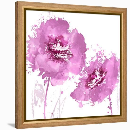 Flower Burst in Pink II-Vanessa Austin-Framed Stretched Canvas