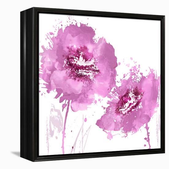 Flower Burst in Pink II-Vanessa Austin-Framed Stretched Canvas