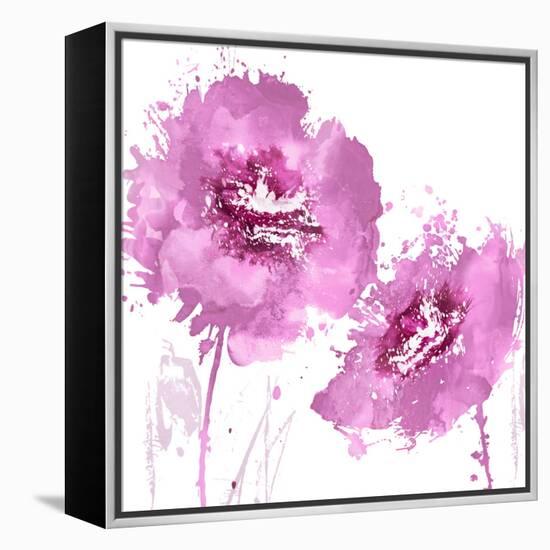 Flower Burst in Pink II-Vanessa Austin-Framed Stretched Canvas