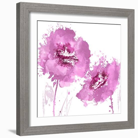 Flower Burst in Pink II-Vanessa Austin-Framed Art Print