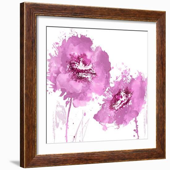 Flower Burst in Pink II-Vanessa Austin-Framed Art Print