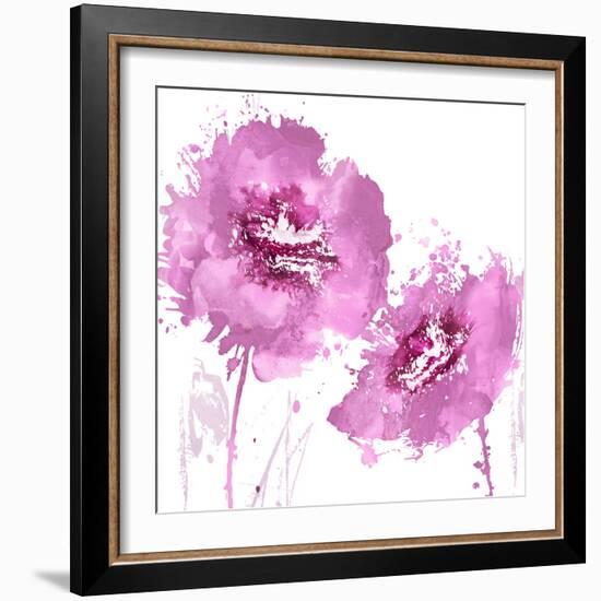 Flower Burst in Pink II-Vanessa Austin-Framed Art Print