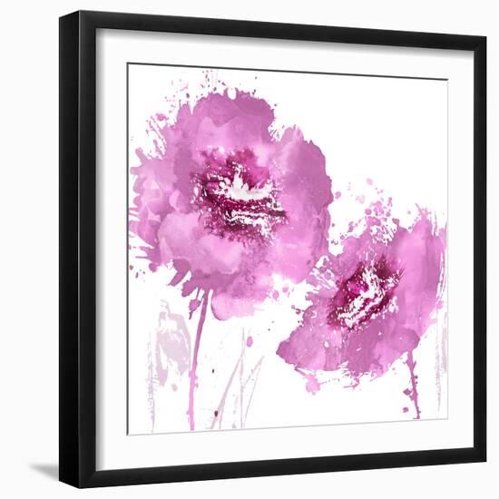 Flower Burst in Pink II-Vanessa Austin-Framed Art Print