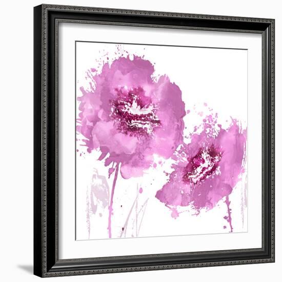 Flower Burst in Pink II-Vanessa Austin-Framed Art Print