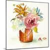 Flower Burst in Vase I-Lanie Loreth-Mounted Art Print