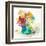 Flower Burst in Vase II-Lanie Loreth-Framed Art Print