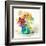 Flower Burst in Vase II-Lanie Loreth-Framed Art Print