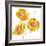 Flower Burst Trio in Amber-Vanessa Austin-Framed Art Print