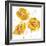 Flower Burst Trio in Amber-Vanessa Austin-Framed Art Print