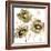 Flower Burst Trio in Gold-Vanessa Austin-Framed Art Print