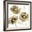 Flower Burst Trio in Gold-Vanessa Austin-Framed Art Print