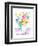 Flower Burst Vase I-Julia Minasian-Framed Art Print