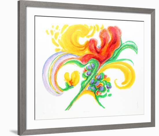 Flower Burst-Ronald Julius Christensen-Framed Collectable Print