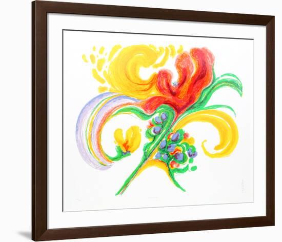 Flower Burst-Ronald Julius Christensen-Framed Collectable Print