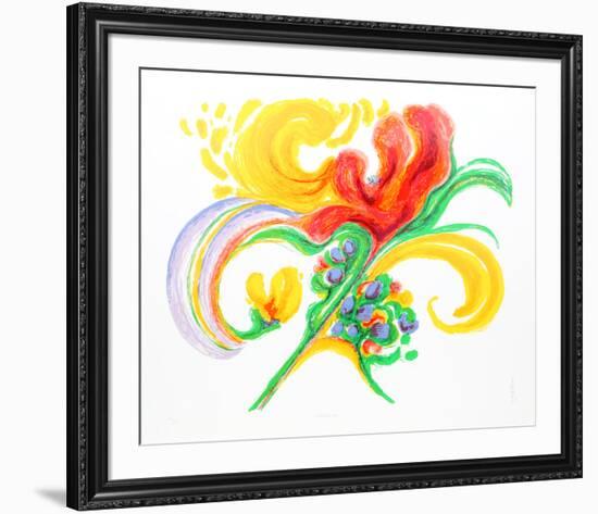 Flower Burst-Ronald Julius Christensen-Framed Collectable Print