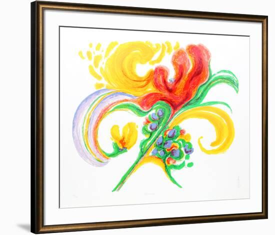 Flower Burst-Ronald Julius Christensen-Framed Collectable Print