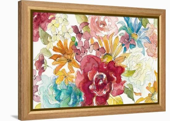 Flower Burst-Lanie Loreth-Framed Stretched Canvas