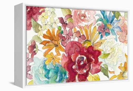 Flower Burst-Lanie Loreth-Framed Stretched Canvas