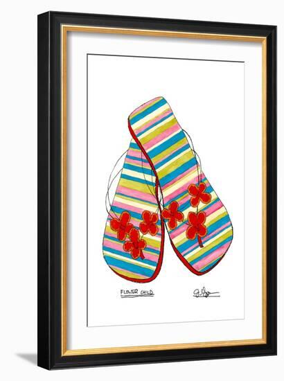 Flower Child-Jennifer Goldberger-Framed Art Print