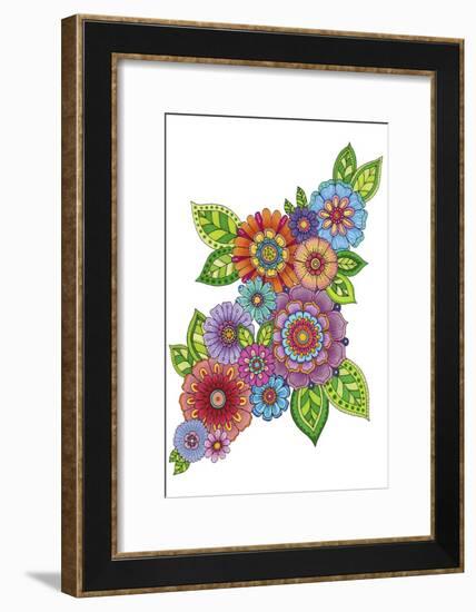 Flower Cluster - Color-Hello Angel-Framed Giclee Print