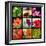 Flower Collage-Herb Dickinson-Framed Photographic Print