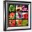 Flower Collage-Herb Dickinson-Framed Photographic Print