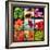 Flower Collage-Herb Dickinson-Framed Photographic Print