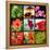 Flower Collage-Herb Dickinson-Framed Premier Image Canvas