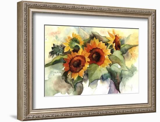 Flower Composition IV-Franz Heigl-Framed Art Print