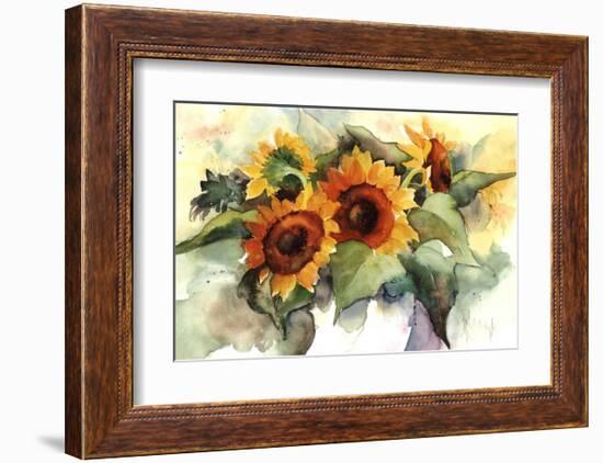 Flower Composition IV-Franz Heigl-Framed Art Print