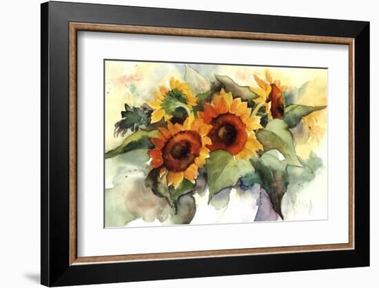 Flower Composition IV-Franz Heigl-Framed Art Print