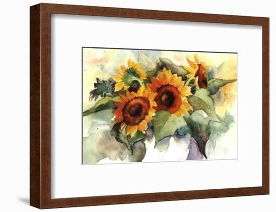 Flower Composition IV-Franz Heigl-Framed Art Print