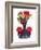 Flower Crown Silhouette I-Tabitha Brown-Framed Art Print