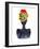 Flower Crown Silhouette IV-Tabitha Brown-Framed Art Print