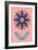Flower cutout on pale pink, 2020, (collage)-Jane Tattersfield-Framed Giclee Print