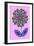 Flower cutout on pink, 2020, (collage)-Jane Tattersfield-Framed Giclee Print