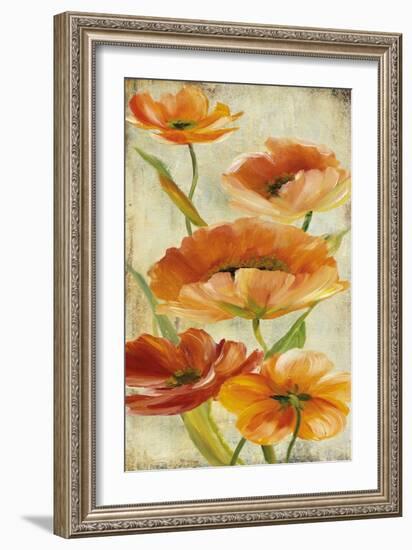 Flower Dance I-Carol Robinson-Framed Art Print