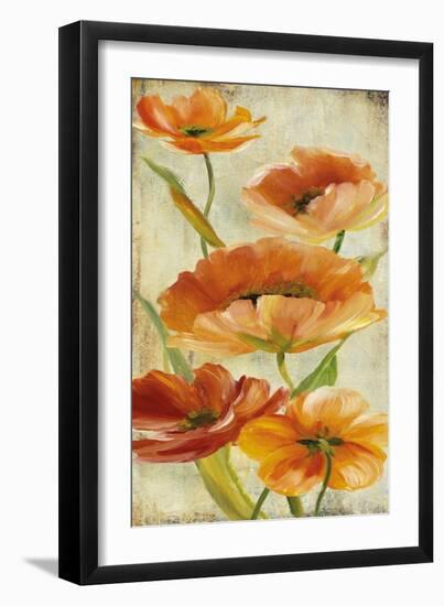 Flower Dance I-Carol Robinson-Framed Art Print