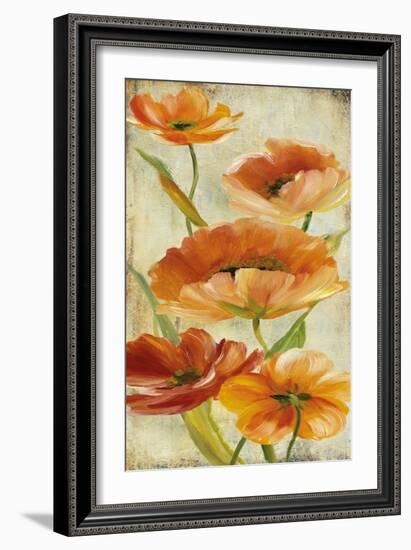 Flower Dance I-Carol Robinson-Framed Art Print