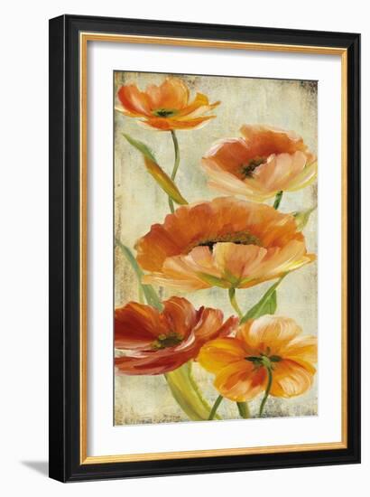 Flower Dance I-Carol Robinson-Framed Art Print