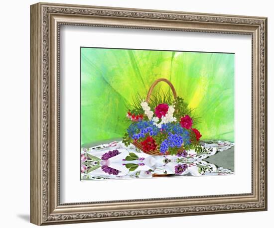 Flower Design Oc1-Ata Alishahi-Framed Giclee Print