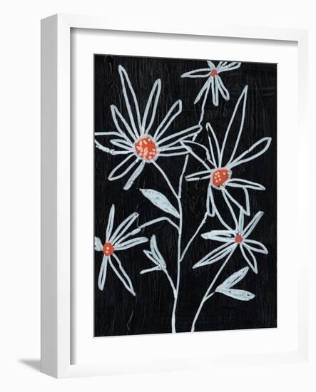Flower Doodle I-Jennifer Goldberger-Framed Art Print