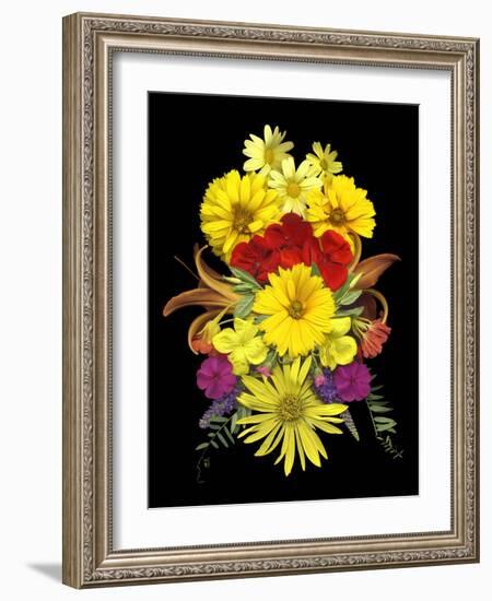 Flower Drama V-Judy Stalus-Framed Photographic Print