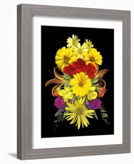 Flower Drama V-Judy Stalus-Framed Photographic Print
