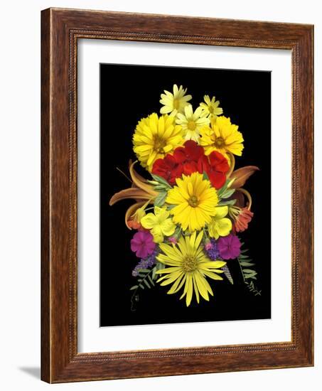 Flower Drama V-Judy Stalus-Framed Photographic Print