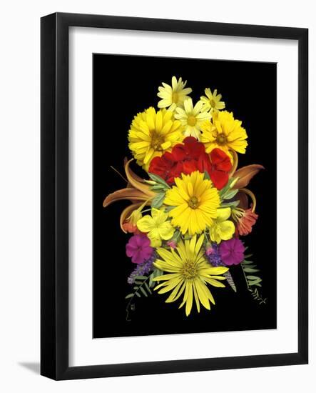 Flower Drama V-Judy Stalus-Framed Photographic Print