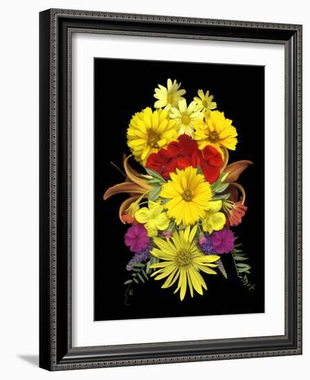 Flower Drama V-Judy Stalus-Framed Photographic Print